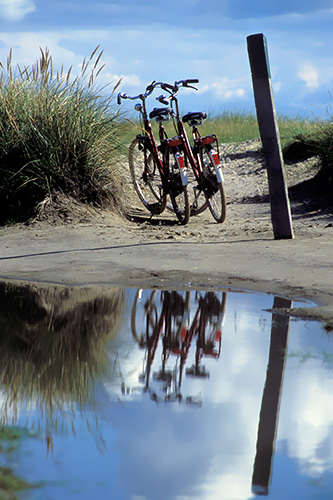 Fahrräder Juist (Sep. 1993)