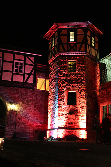 Wasserschloss Wülmersen, Glockenturm, Aug. 2013